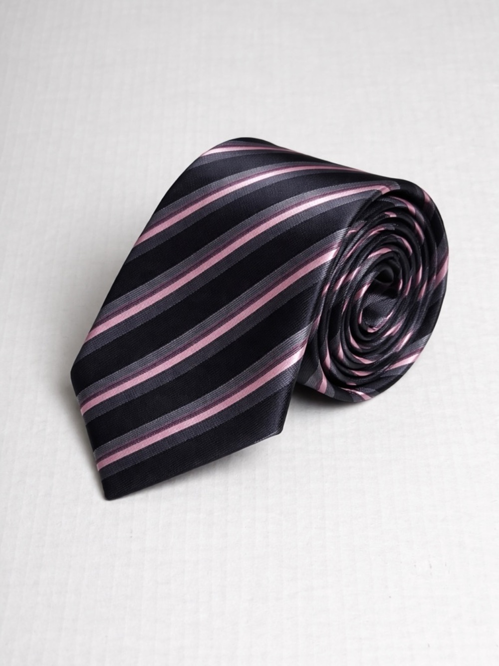 Mens Handmade Neck Tie Quiet Luxury Old Money Preppy Striped Formal Career